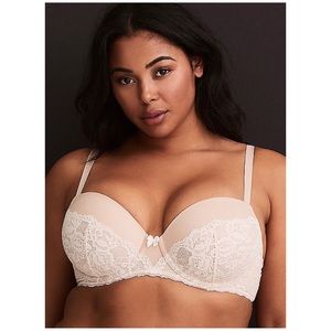 Torrid curve nude ivory Demi bra